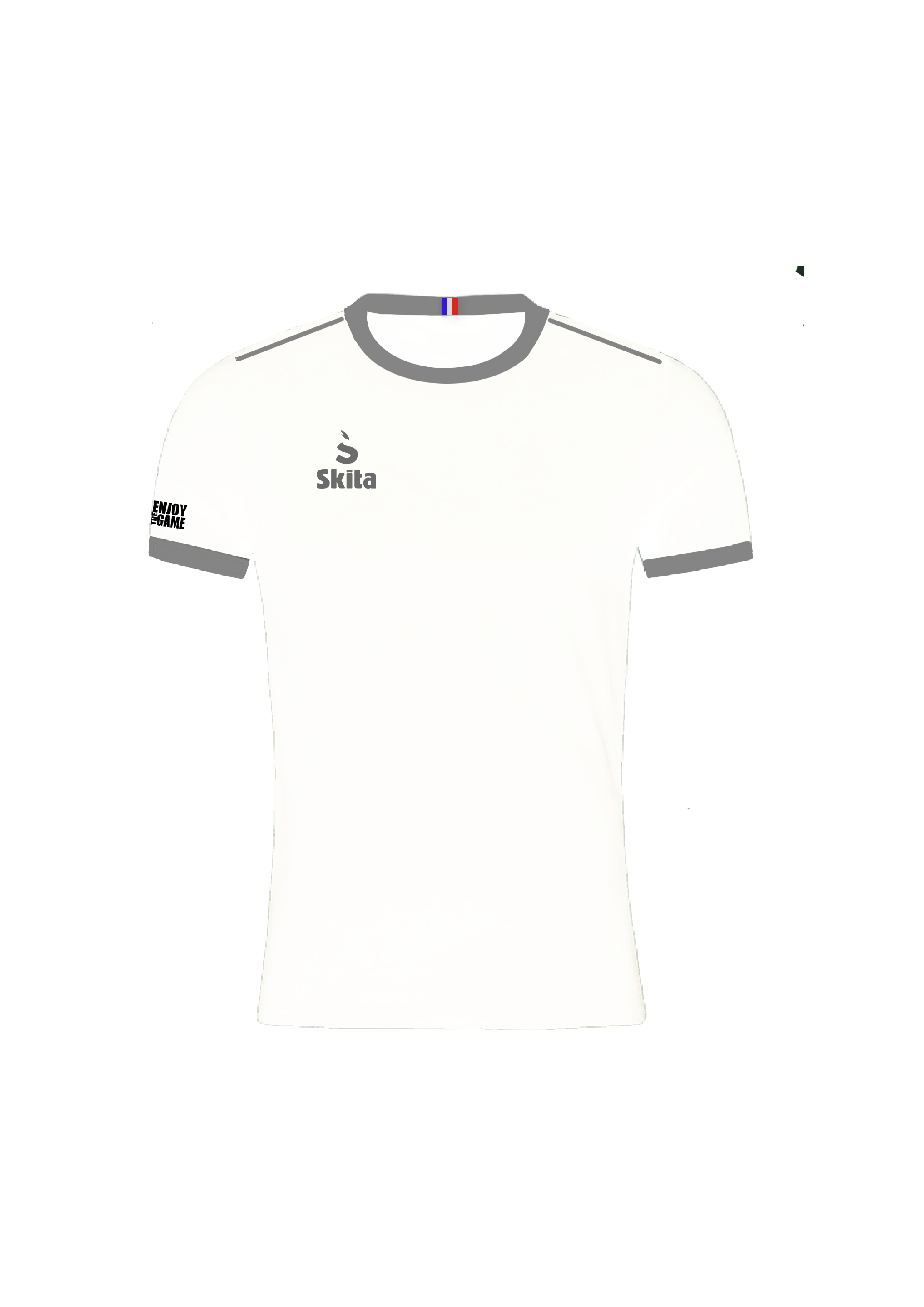 T-shirt de sortie (blanc/gris)